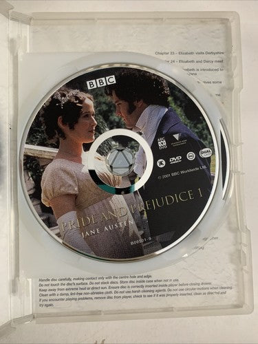 Pride and Prejudice (DVD, 1995) Complete BBC Mini-Series Colin Firth Region 4