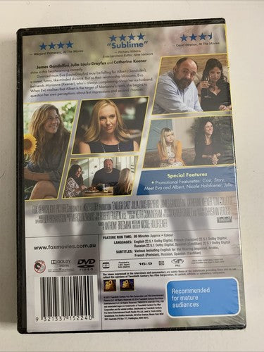 Enough Said (DVD, 2013) James Gandolfini, Julia Louis Dreyfus Region 4 NEW