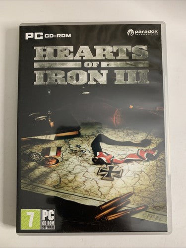 Hearts Of Iron III PC Windows CD-ROM Strategy Sim Game