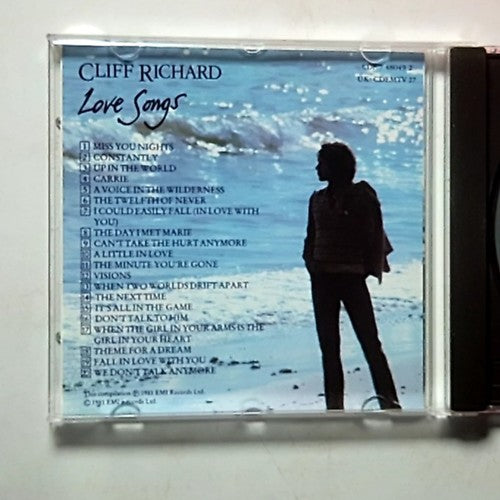 Cliff Richard – Love Songs (CD, 1984) UK CDEMTV 27