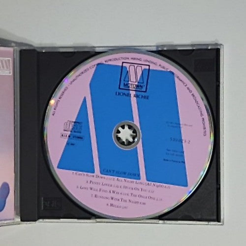Lionel Richie – Can't Slow Down (CD) Europe 530 023-2