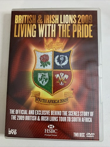 British & Irish Lions 2009 Living With Three Pride (DVD, 2-Disc) All Regions