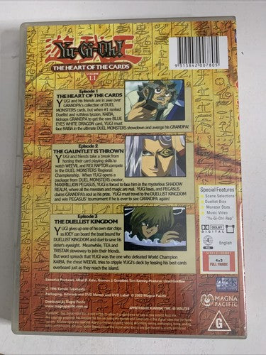 Yu-Gi-Oh! : Vol 1 : Part 1 (DVD, 1996) Anime Region 4