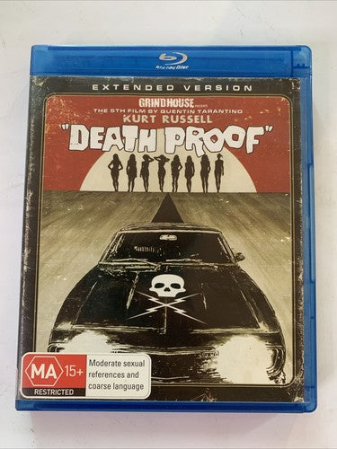Death Proof (Blu-ray, 2007) Kurt Russell, Quentin Tarantino Region B