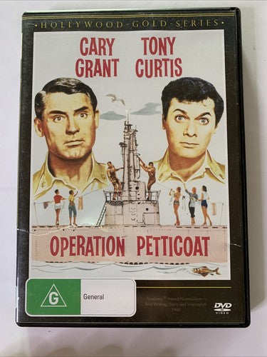 Operation Petticoat (DVD, 1959) Cary Grant, Tony Curtis Region 4