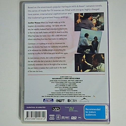 Mills & Boon: Another Woman (DVD, 1994) Meg Hogarth, Peter Outerbridge Region 4