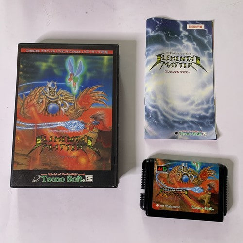 Elemental Master SEGA Mega Drive NTSC-J Japanese 1990 Game Complete