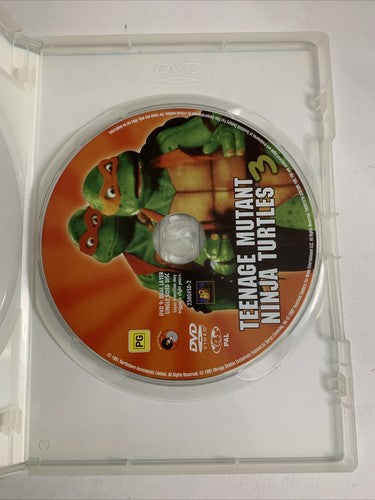 Teenage Mutant Ninja Turtles 2 & 3 The Movie (DVD, 2-Disc) Region 4