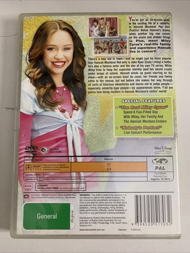 Hannah Montana: Pop Star Profile (DVD, 2006) Disney Miley Cyrus Region 4