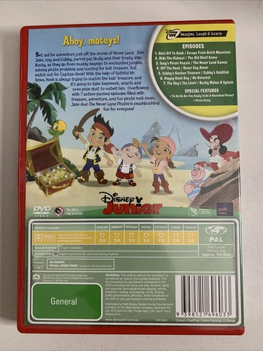 Jake and the Never Land Pirates: Yo Ho, Mateys Away! (DVD, 2011) Disney Region 4