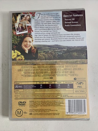 Under the Tuscan Sun (DVD, 2003) Sandra Oh, Diane Lane Region 4 NEW