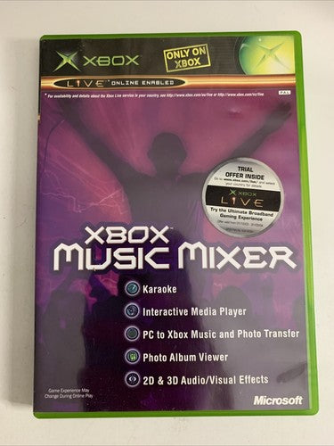 Music Mixer Microsoft XBOX Original PAL  2003 Game