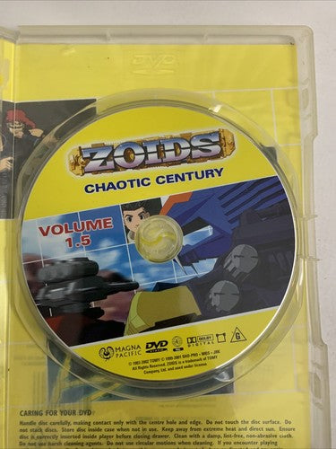 Zoids Chaotic Century : Vol 1 : Part 5 (DVD, 2001) Anime Region 4