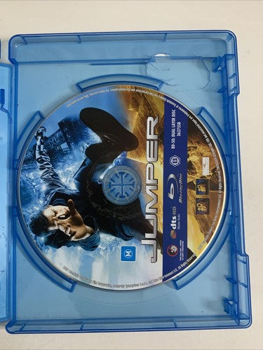 Jumper (Blu-ray, 2008) Samuel L. Jackson, Hayden Christensen Region B