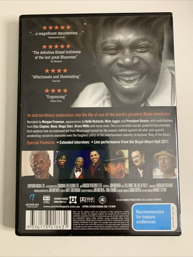B.B. King – The Life Of Riley (DVD, 2012) Documentary Region 4