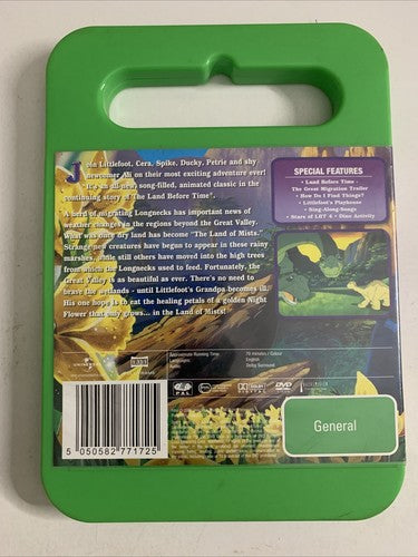 The Land Before Time: Journey Through the Mists  (DVD, 1995) Region 4 &2