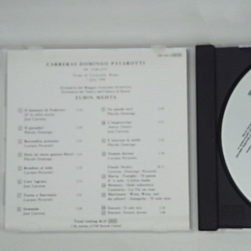 José Carreras, Placido Domingo, Luciano Pavarotti, Mehta – In Concert (CD,1990)