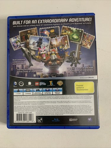 The LEGO Movie Videogame PS4 Sony PlayStation 4 Game