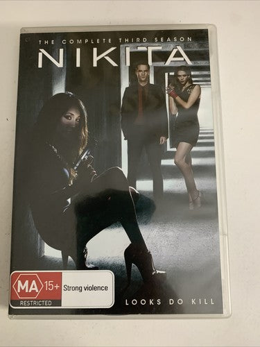 Nikita : Season 3 (DVD, 2012, 5-DIsc) Maggie Q Region 4