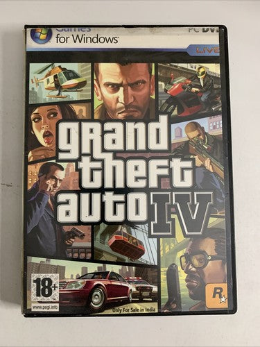 Grand Theft Auto 4 PC Windows DVD Game