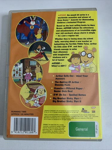 Arthur: Over 2 Hours Of Fun! (DVD, 2010) Animation Region 4