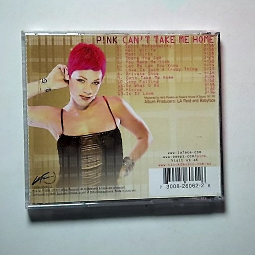 P!NK – Can't Take Me Home (CD, 2000) Australia 73008-26062-2