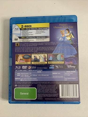 Cinderella (Diamond Edition, Blu-ray + DVD, 1950) Disney Animated Film