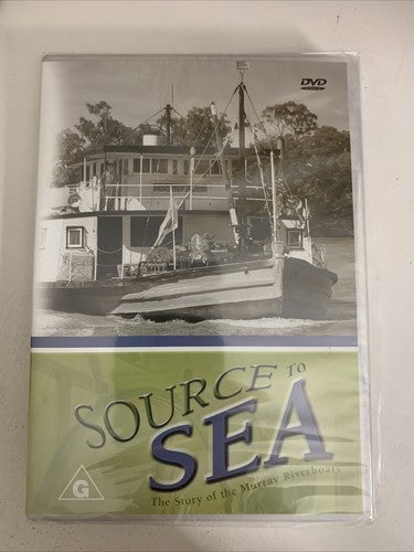 Source To Sea (DVD, 2003) Murray Riverboats Documentary All Regions NEW Sealed