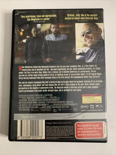 The Magician (DVD, 2005) Ray Shoesmith, Scott Ryan, Ben Walker Region 4