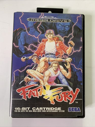 Fatal Fury SEGA Mega Drive PAL 1993 Fighting Game Complete
