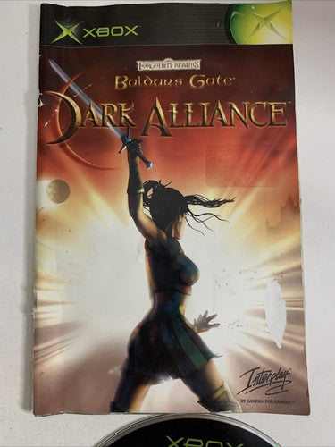 Baldur's Gate: Dark Alliance Microsoft XBOX Original PAL Game Complete