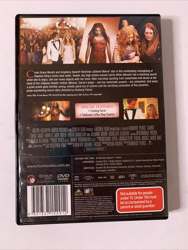 Carrie (DVD, 2013) Chloé Grace Moretz, Julianne Moore Horror Region 4