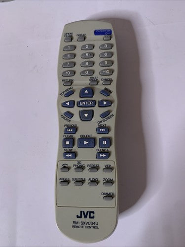 Genuine JVC RM-SXV034U Remote Control For JVC DVD Player
