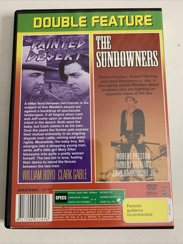 The Painted Desert / The Sundowners (DVD) Clark Gable All Regions