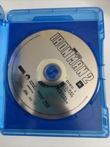 Iron Man 2 (Blu-ray, 2010) Robert Downey Jr All Regions