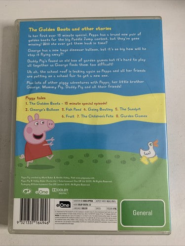 Peppa Pig: The Golden Boots (DVD, 2015) Animation Region 4