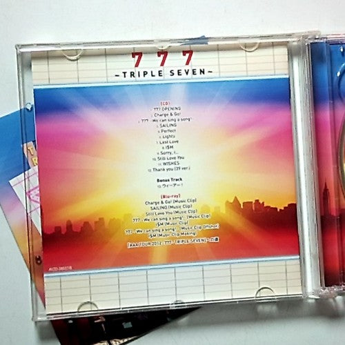 AAA – 777 ~Triple Seven~ (CD + Bluray, 2012) Japan AVZD-38537/B