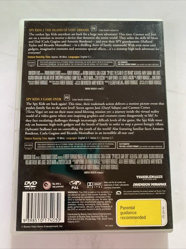 Spy Kids 2 / Spy Kids 3: Game over (DVD, 2002, 2-Disc) Region 4