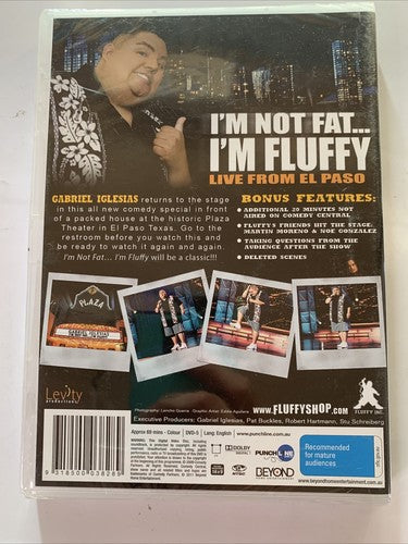 Gabriel Iglesias: I'm Not Fat I'm Fluffy (DVD, 2010) All Regions NEW Sealed