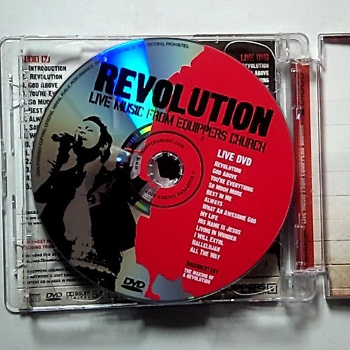 REVOLUTION – Live Music From Equippers Church (CD + DVD) Super Jewel Case