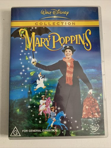 Mary Poppins (DVD, 1964) Disney Film Dick Van Dyke, Julie Andrews Region 4