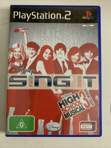 Disney Sing It: High School Musical 3 PS2 Sony PlayStation 2 PAL Karaoke Game