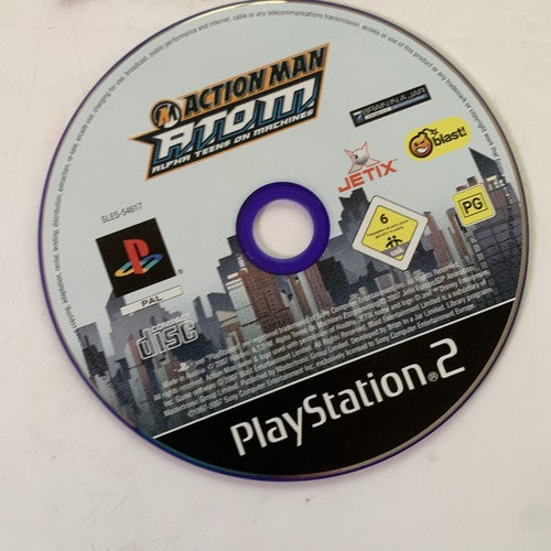 Action Man ATOM: Alpha Teens on Machines PS2 Sony PlayStation 2 PAL Complete