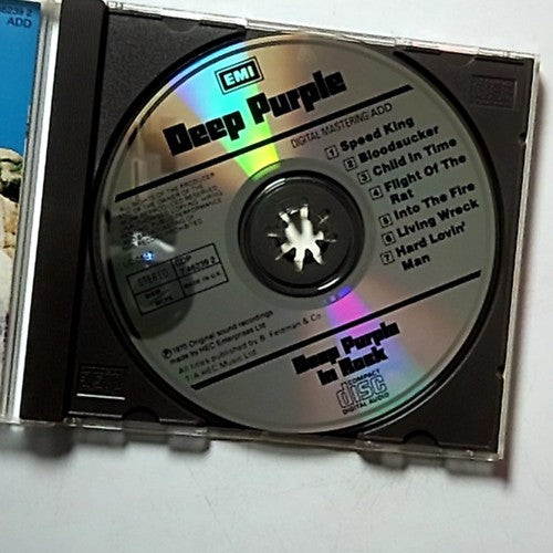 Deep Purple – In Rock (CD, 1987) UK CDP 7 46239 2