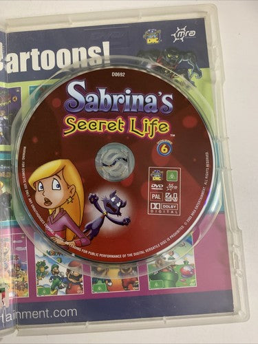Sabrina's Secret Life : Vol 6 (DVD, 2003) Animation Region 4