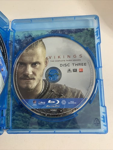 Vikings : Season 3 (Blu-ray, 2015, 4-Disc) Region B