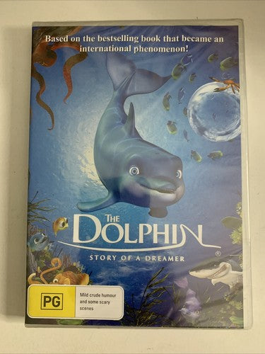 The Dolphin: Story of a Dreamer (DVD, 2009) Animated Film Region 4 NEW Sealed