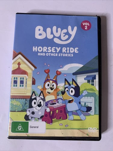 Bluey: Horsey Ride and Other Stories : Vol 2 (DVD, 2018) Animation Region 4