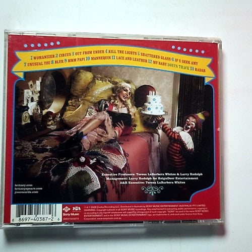 Britney Spears – Circus (CD) Australia 88697403872