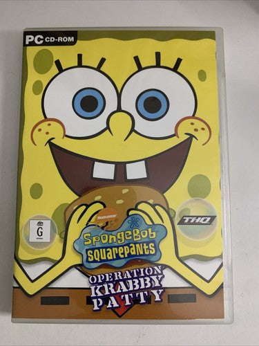 Spongebob Squarepants: Operation Krabby Patty PC CD-ROM Windows Game